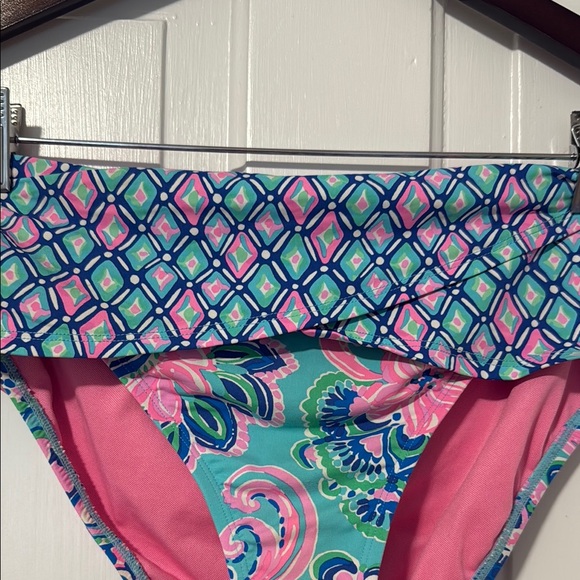 Lilly Pulitzer Colorful Midrise Bikini Swim Bottoms Size 14 EUC - Picture 3 of 5